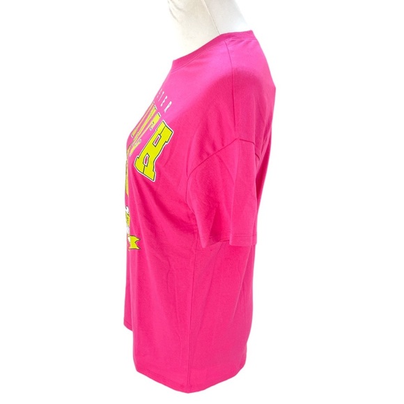 Dr. Seuss Mister Grinch You’re a Mean One Graphic Tee Shirt Pink Size Medium - Picture 5 of 10